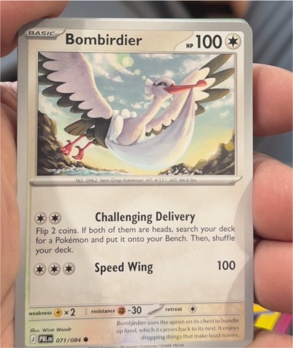 2026 Pokémon TCG Paldea Evolved #071 Bombirdier — front