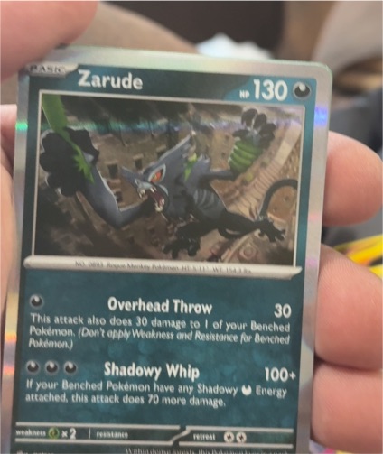 2022 Pokemon TCG #056 Zarude — front