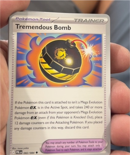 2013 Pokémon Plasma Blast #082 Tremendous Bomb — front
