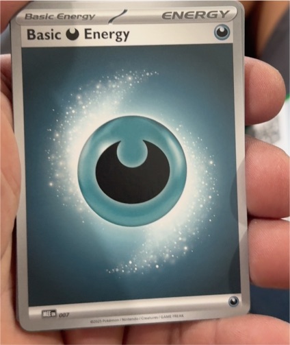 2025 Pokemon #007 Basic Darkness Energy Mega Evolution Energies — front
