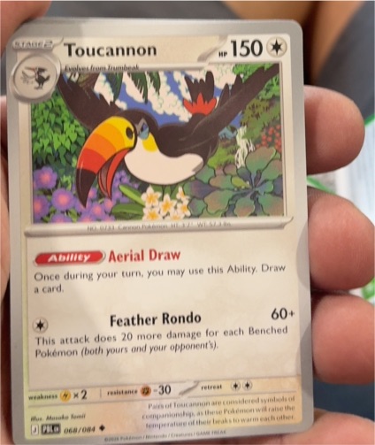 2026 Pokémon #068 Toucannon — front