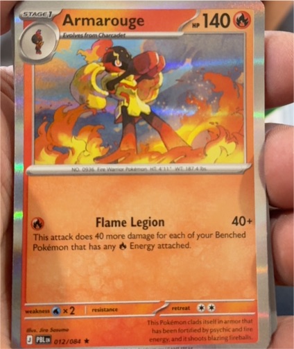 2023 Pokémon TCG Pitch Black #012 Armarouge — front
