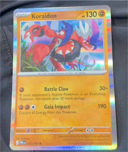 2023 Pokémon #047 Koraidon — front