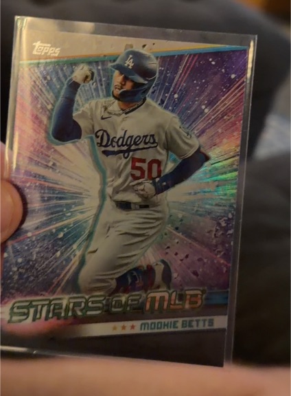 2024 Topps Series 1 Stars of MLB Chrome #CSMLB-9 Mookie Betts — front
