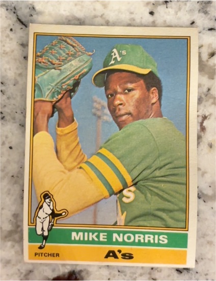 1976 Topps #653 Mike Norris — front