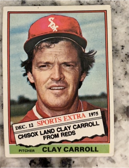 1976 Topps Traded #211T Clay Carroll — front