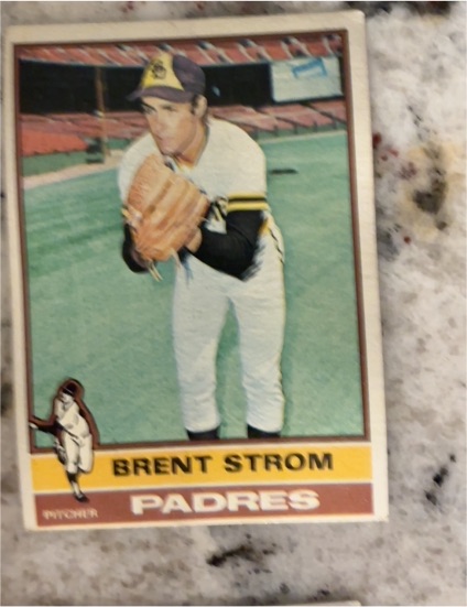 1976 Topps #84 Brent Strom — front