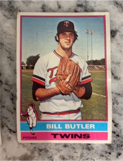 1976 Topps #619 Bill Butler — front