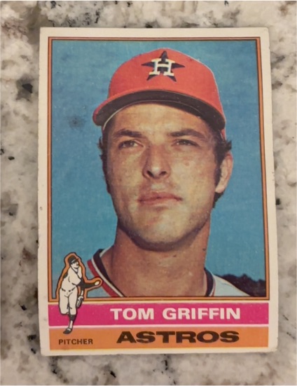 1976 Topps #454 Tom Griffin Houston Astros — front