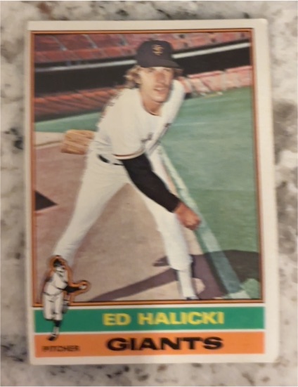 1976 Topps #423 Ed Halicki — front