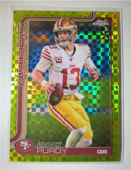 2025 Topps Chrome #262 Brock Purdy — front