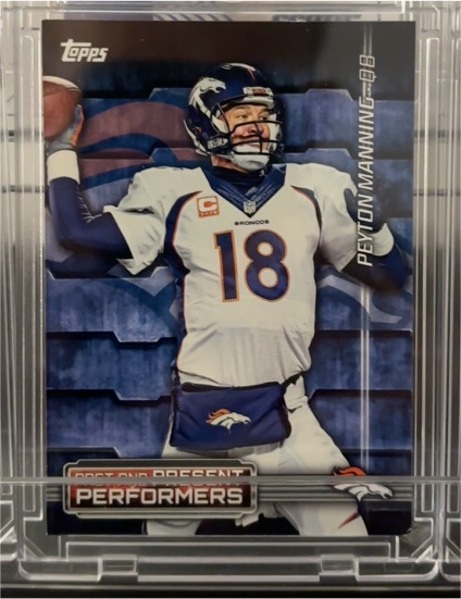 2015 Topps Past and Present Performers #PPP-ME Peyton Manning / John Elway — front