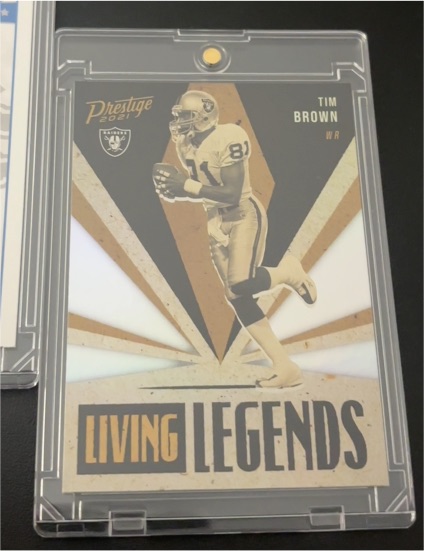 2021 Panini Prestige #LL-9 Tim Brown Living Legends — front