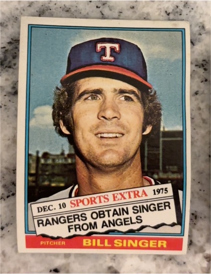 1976 Topps Traded #411T Bill Singer — front
