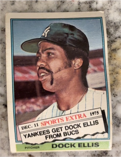 1976 Topps Traded #528T Dock Ellis — front