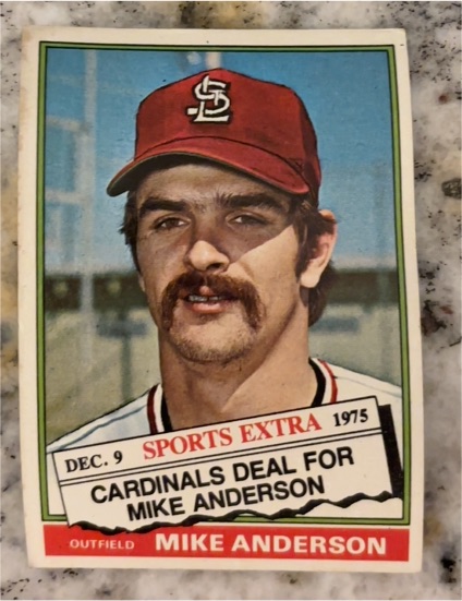 1976 Topps Traded #527T Mike Anderson — front