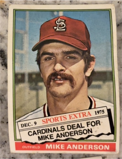 1976 Topps Traded #527T Mike Anderson — front
