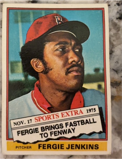 1976 Topps Traded #250T Fergie Jenkins Boston Red Sox — front