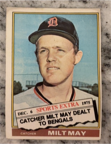 1976 Topps Traded #532T Milt May — front