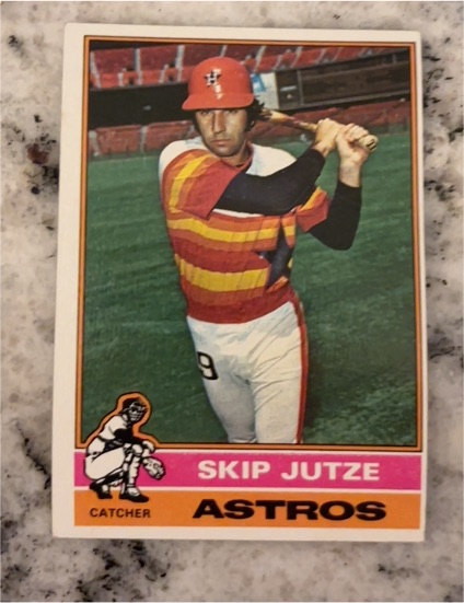 1976 Topps #489 Skip Jutze Houston Astros — front