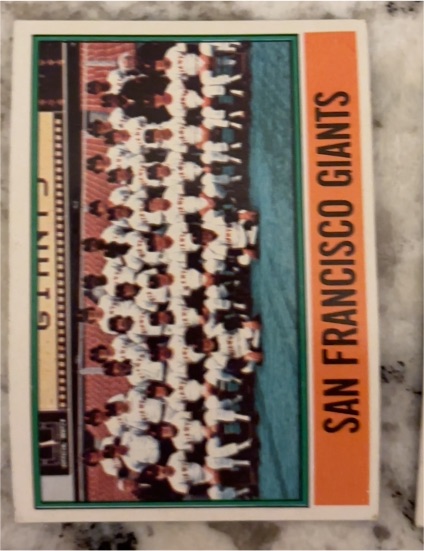 1976 Topps #443 San Francisco Giants Team — front