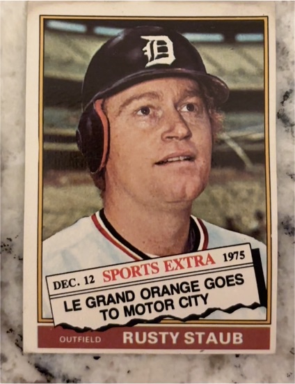 1976 Topps Traded #120T Rusty Staub — front