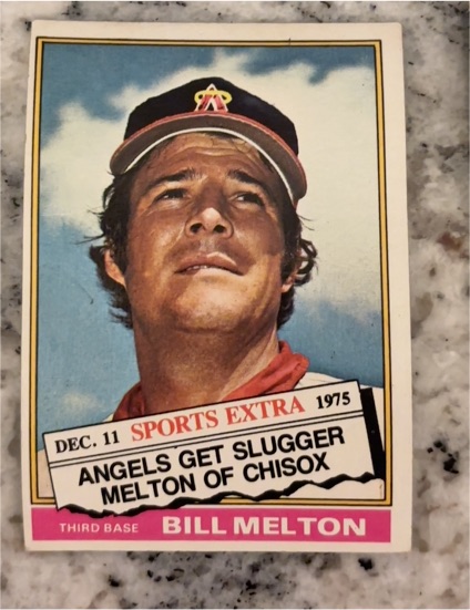 1976 Topps Traded #309T Bill Melton California Angels — front