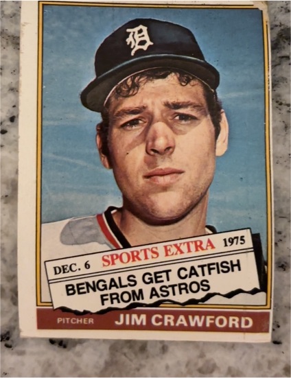 1976 Topps Traded #428T Jim Crawford — front