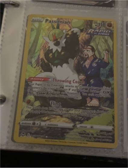2022 Pokémon SWSH12 Silver Tempest Trainer Gallery #TG08 Passimian — front