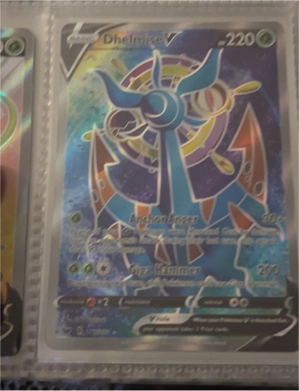 2020 Sword & Shield #187 Dhelmise V — front