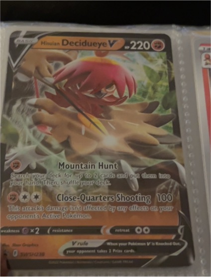 2022 The Pokémon Company Hisuian Decidueye V SWSH238 — front