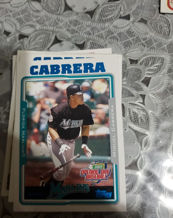 2005 Topps Opening Day #55 Miguel Cabrera Florida Marlins — front