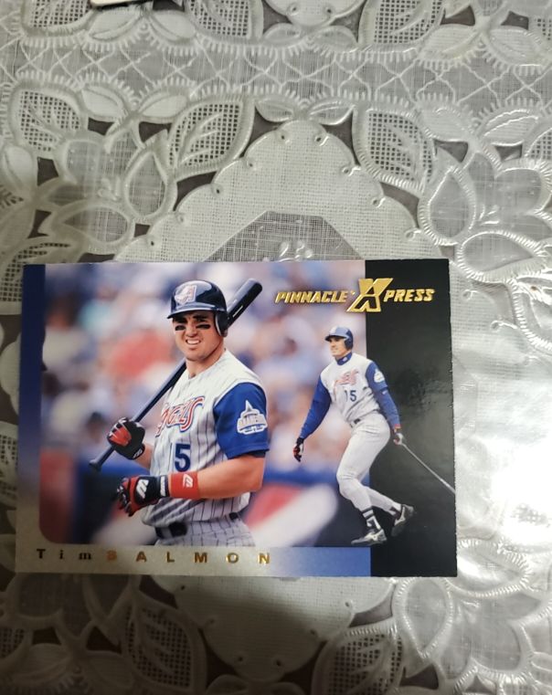 1997 Pinnacle X-Press #49 Tim Salmon — front