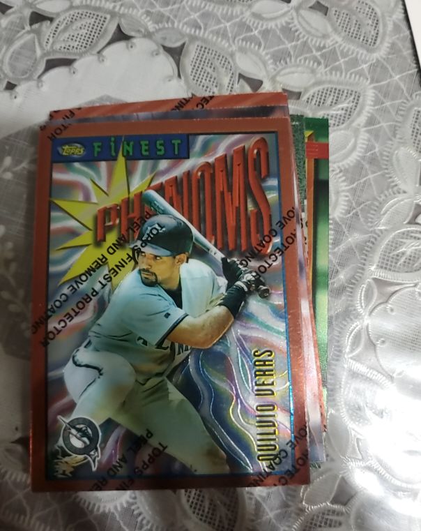 1996 Topps Finest #148 Phenoms Quilvio Veras — front