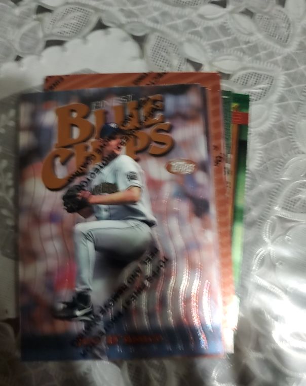 1997 Topps Finest Blue Chips #15 Derek Jeter — front
