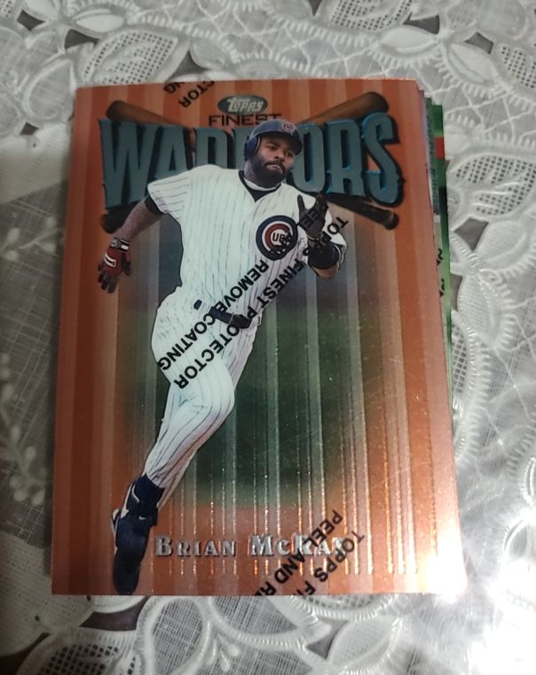 1997 Topps Finest Warriors #26 Brian McRae — front