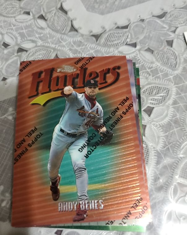 1997 Topps Finest #34 Andy Benes — front