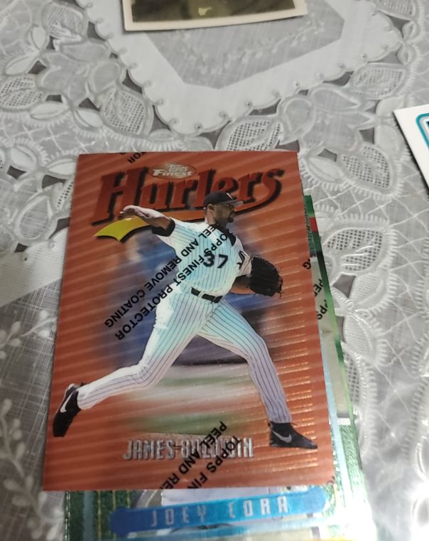 1997 Topps Finest Hurlers #54 James Baldwin — front