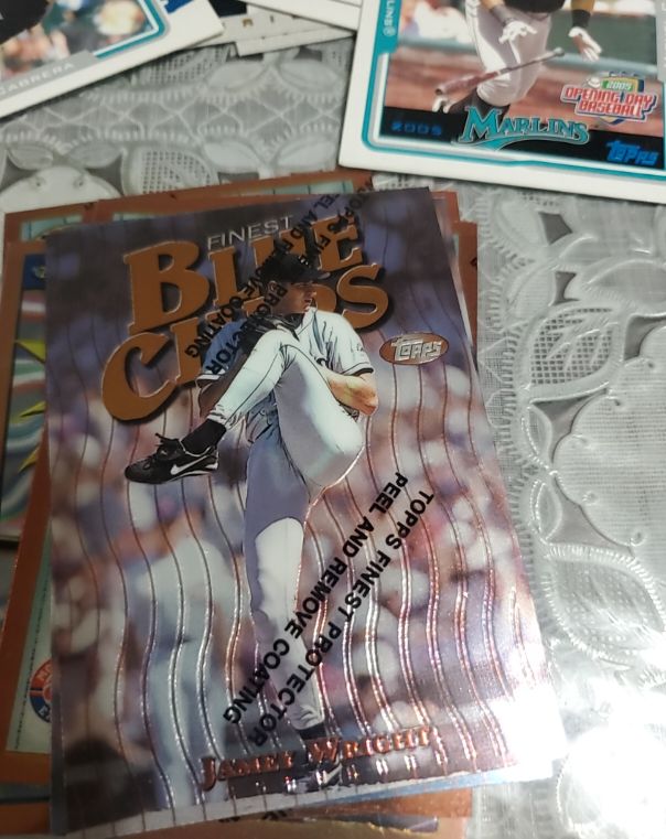 1995 Topps Finest Blue Chips #BC11 Jason Isringhausen — front