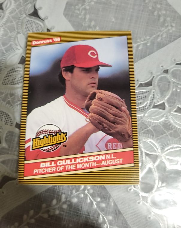 1986 Donruss Highlights #40 Bill Gullickson — front