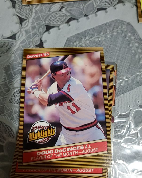 1986 Donruss Highlights #39 Doug DeCinces — front