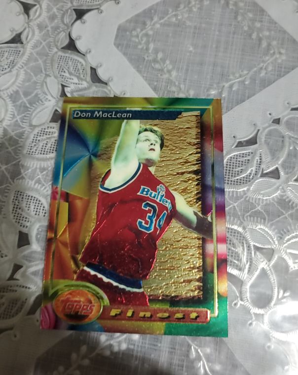 1993-94 Topps Finest #10 Don MacLean — front