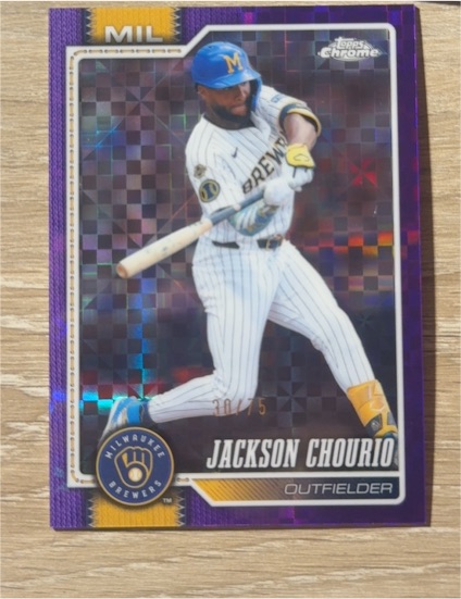 2026 Topps Chrome #51 Jackson Chourio — front