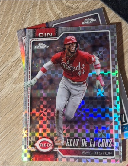 2026 Topps Chrome #279 Elly De La Cruz — front