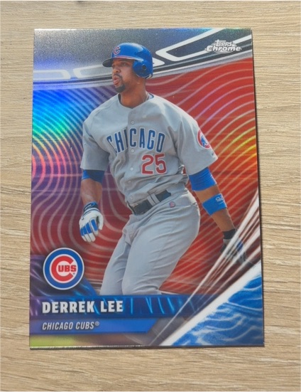 2026 Topps Chrome Rivals Away #RVA-6 Derrek Lee — front