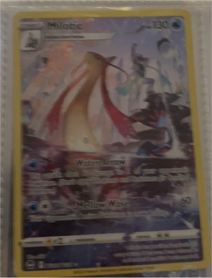 2023 Pokémon Sword & Shield Silver Tempest Trainer Gallery #TG02 Milotic — front