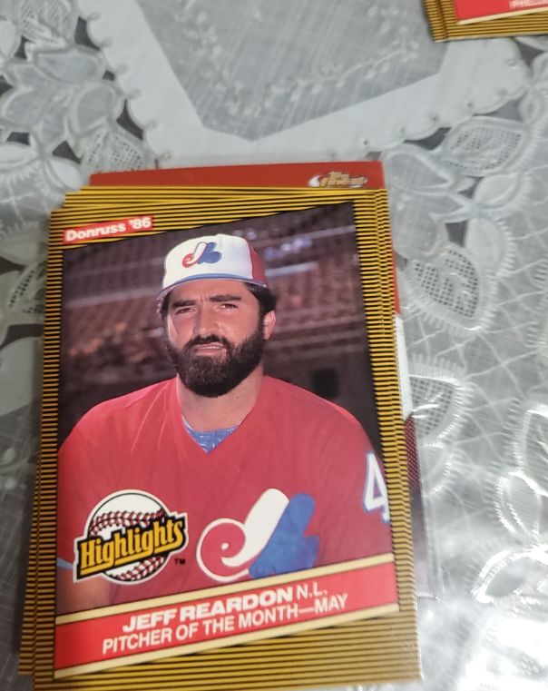 1986 Donruss Highlights #14 Jeff Reardon — front