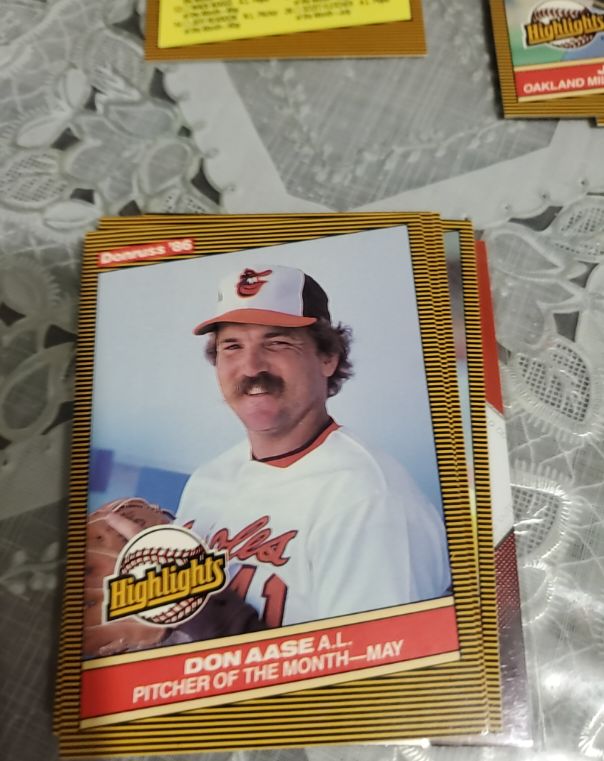 1986 Donruss Highlights #12 Don Aase Baltimore Orioles — front