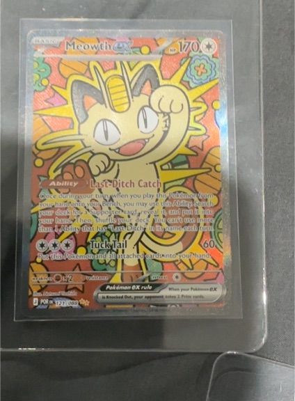 2026 Pokémon #121 Meowth ex Perfect Order — front