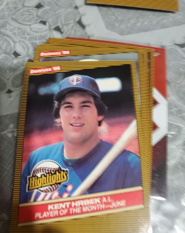 1986 Donruss Highlights #19 Kent Hrbek — front